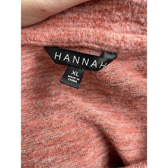 Hannah Coral Colored Long Sleeve Blouse Size X-Large - Picture 4 of 5